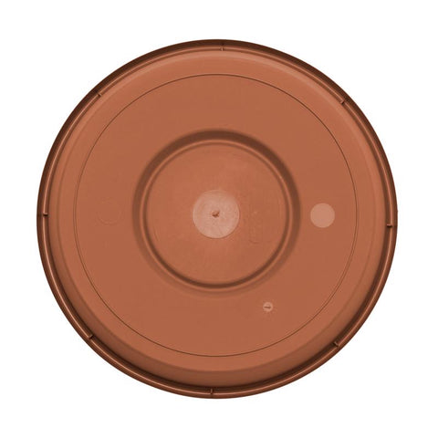 Bloem Terra 1.5 in. H X 8 in. D Resin Traditional Plant Saucer Terra Cotta