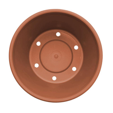 Bloem Terra 12.75 in. H X 15 in. W Resin Traditional Planter Terracotta Clay