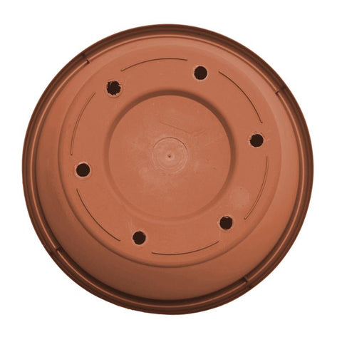 Bloem Terra 17 in. H X 20.5 in. W Resin Traditional Planter Terracotta Clay