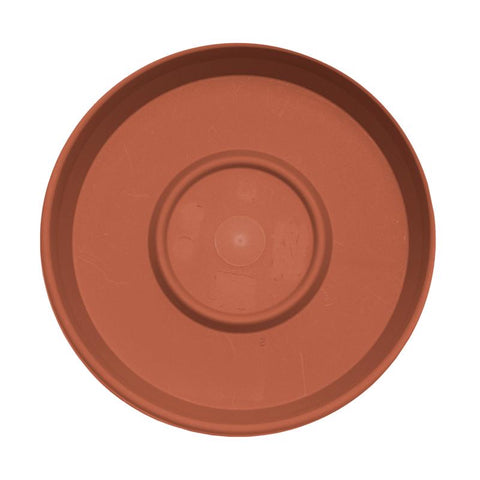 Bloem Terra 2.5 in. H X 13 in. W X 13 in. D X 13 in. D Plastic Traditional Plant Saucer Terra Cotta