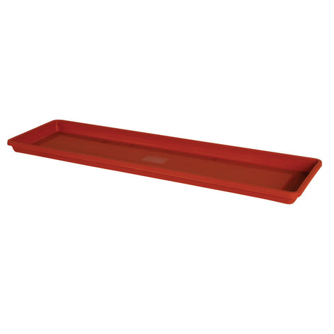 Bloem Terrabox Terracotta Clay Resin Traditional Tray 1.2 in. H x 18 in. W