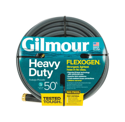 Gilmour Flexogen 1/2 in. Dia. x 50 ft. L Garden Hose Kink Resistant