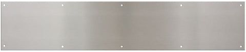 National Hardware N270-314 Kick Plate, 30 in L, 6 in W, Satin Nickel, Pack of 2