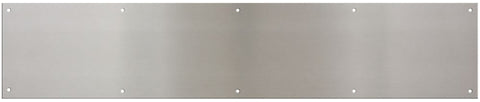 National Hardware N270-316 Kick Plate, 34 in L, 8 in W, Satin Nickel, Pack of 2
