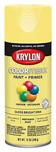 Krylon K05507007 Enamel Spray Paint, Gloss, Bright Idea, 12 oz, Can
