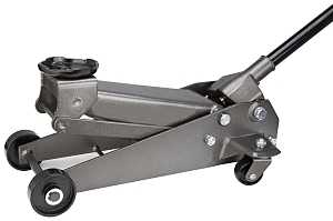 ProSource T070103 Hydraulic Floor Jack, 2.5 ton, 5-5/16 to 19-5/16 in Lift, Steel, Gray