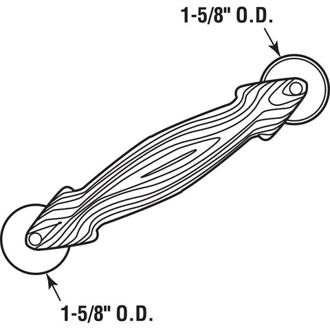 Make-2-Fit P 7503 Standard-Duty Screen Rolling Tool, Nylon Blade, Plastic Handle