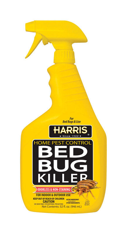 Harris Home Pest Control Insect Killer For Bed Bugs and Lice, Bed Bugs 32 oz.