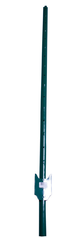 American Posts U Post 72 in. x 1.3 in. x 0.5 in. Steel 14 Ga Green 72 in.