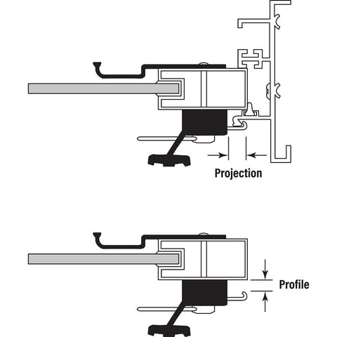 Prime-Line C 1005 Handleset, Aluminum, Anodized