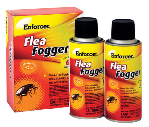 Enforcer Flea Fogger For Fleas, Ticks and Spiders 2-2 oz. Cans