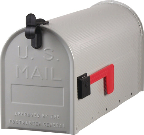 Mailbox Shell Gibraltar Mailboxes Grayson Series ST100000 Rural Mailbox, 800 cu-in ...