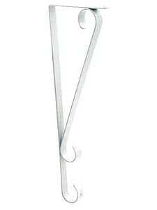 Gardena CBC-1601 Plant Hanger, 16 in L, Metal, White/Black