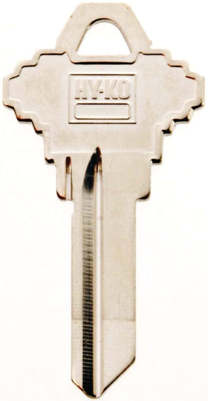 Hy-Ko 11010SC1 Key Blank, Brass, Nickel, For: Schlage Cabinet, House Locks and Padlocks, SC1 Key Number