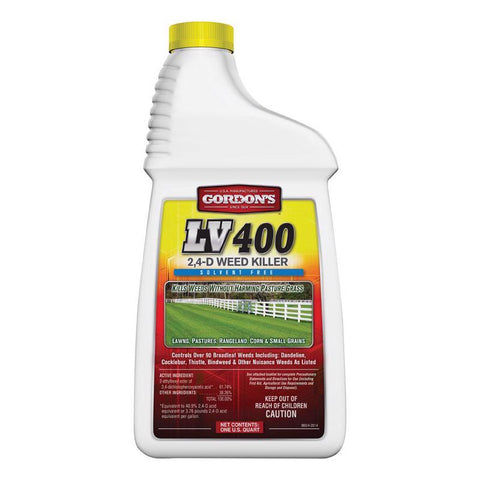 Gordon's 8601082 Weed Killer, Liquid, Spray Application, 1 qt
