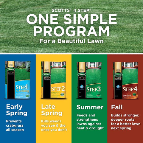 Scotts 4 Step Annual Program Lawn Food For All Grasses 5000 sq ft
