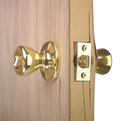 Defender Security U 9547 Lock and Door Reinforcer, 2-3/8 in Backset, 1-3/8 in Thick Door, Brass, Brass, 9 in H