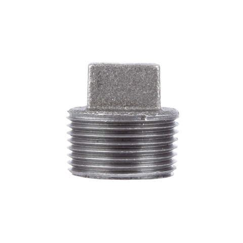 STZ Industries 4 in. MIP each Black Malleable Iron Plug