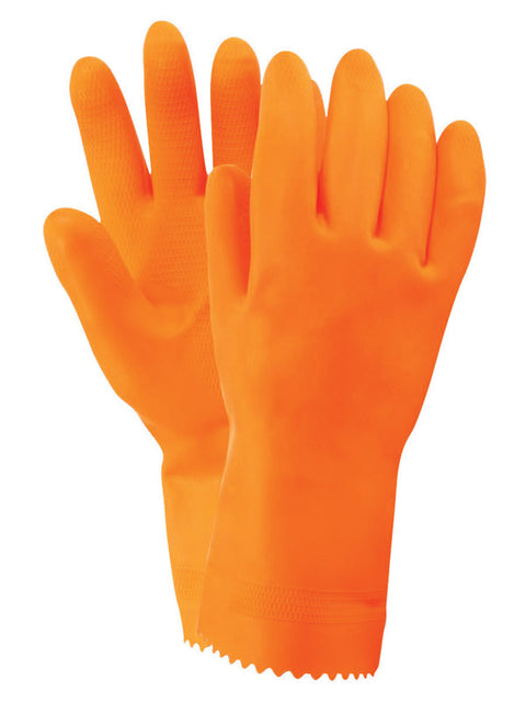 Firm Grip Orange Universal Extra Large Nitrile Stripping Gloves