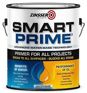 Zinsser 249729 Primer, 400 sq-ft/gal Coverage Area, White, 1 gal, Pack of 2