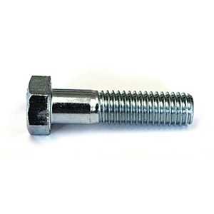 Reliable HC2Z516312B Hex Bolt, 5/16-18 Thread, 3-1/2 in OAL, 2 Grade, Steel, Zinc, Coarse Thread, 0.872 in L Thread