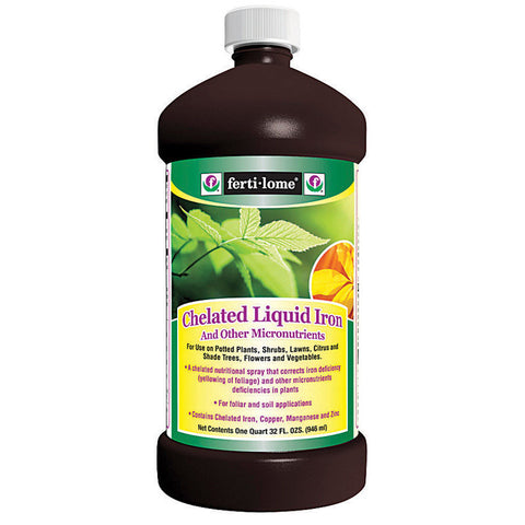 Ferti-Lome Iron Plant Food For Potted Plants, Shrubs, Lawns 32 oz.