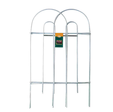 Panacea 8 ft. L X 32 in. H PVC White Garden Fence, Pack of 10