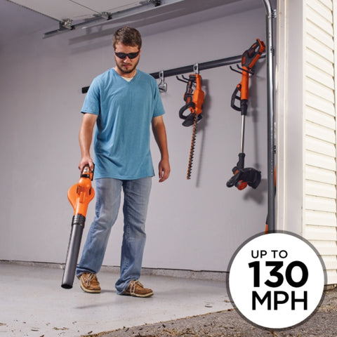 Black+Decker 130 mph 100 CFM 20 V Battery Handheld Sweeper Kit (Battery & Charger)