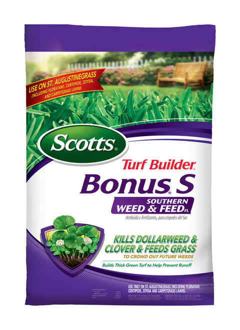 Scotts Turf Builder Bonus S Weed and Feed St. Augustine 5000 sq. ft. Granules 29-0-10