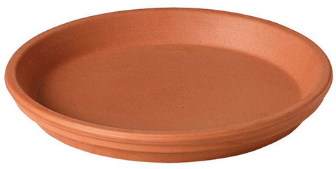 Deroma Terracotta Clay Traditional Plant Saucer 1 in. H x 6 in. W x 5 in. L