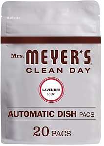 Mrs. Meyer's 14164 Dishwasher Detergent, 12.7 oz, Lavender, White
