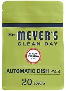 Mrs. Meyer's 14264 Dishwasher Soap Pack, Citrus, White