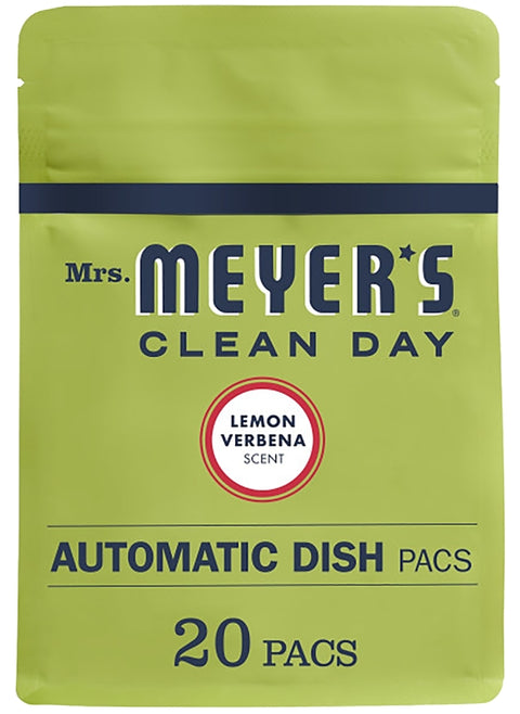 Mrs. Meyer's 14264 Dishwasher Soap Pack, Citrus, White