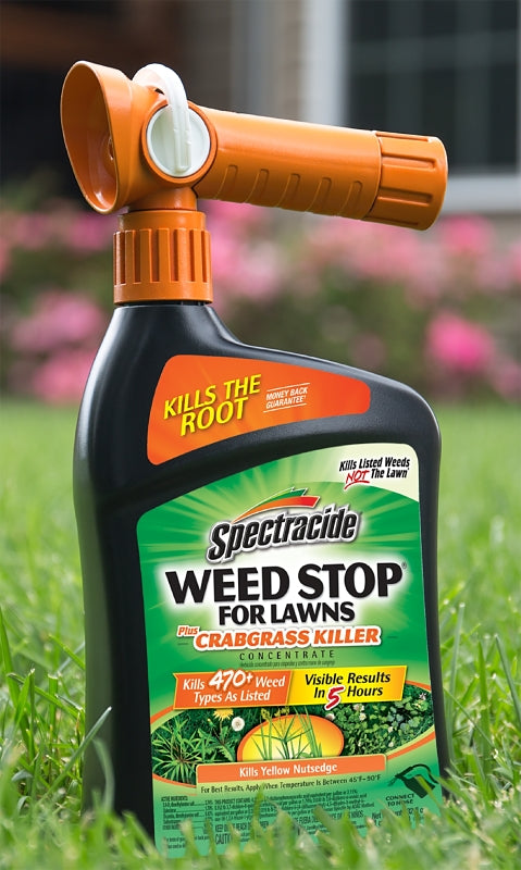 Spectracide HG-95703 Weed and Crabgrass Killer, Liquid, Brown, 32 oz