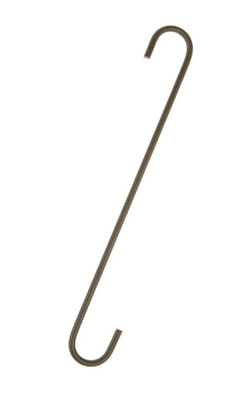 Panacea Black Steel S-Hook Hanging Extender Hook 12 in. H x 5 in. W