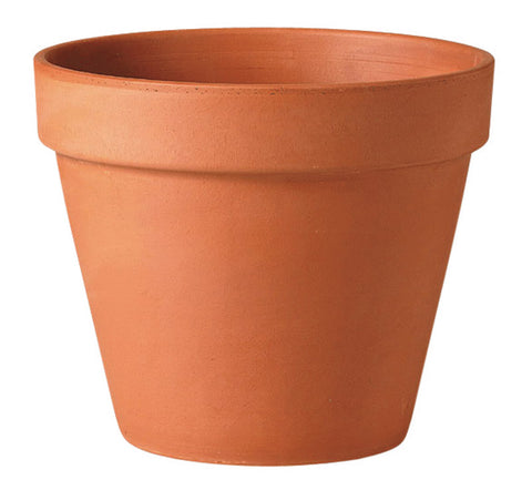Deroma Terracotta Clay Traditional Planter 9.7 in. H x 10 in. W