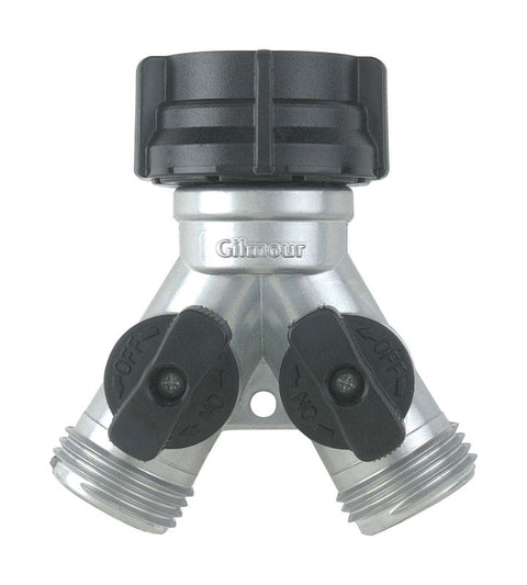 Ace Zinc Hose 2-Way Shut-off Valve Threaded