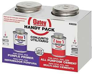 Oatey 30250 All-Purpose Primer, Purple and Red, 4 oz Can
