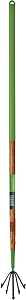 Ames 2916300 Floral Cultivator, 5-Tine, Steel Tine, 48 in L Handle