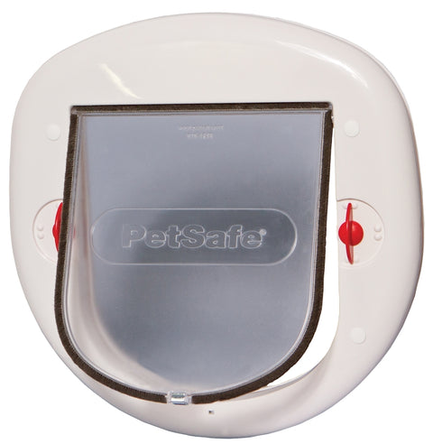 PetSafe PPA00-11326 Series Cat Door, 7-1/8 x 7-15/16 in, Plastic, White