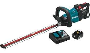 Makita XHU07T Cordless Hedge Trimmer Kit, 24 in Blade, Battery Included, 5 Ah, 18 V, Lithium-Ion, 3-Speed