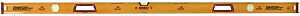 Johnson 1718-7800 Box Level, 78 in L, 3-Vial, Magnetic, Aluminum, Yellow