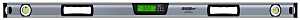 Johnson 1760-4800 Electronic Digital Box Level, 48 in L, 2-Vial, Aluminum, Silver