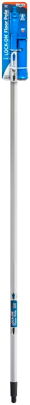 Unger LOCK-ON 976500 Water Flow Pole, 48 in L, Threaded, Aluminum, Silver