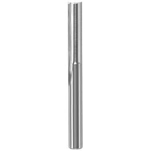 Bosch 86010MC Router Bit, 1 in Dia Cutter, 1 in L Cutting, 2-1/2 in OAL, 1/4 in Dia Shank, 2-Cutter, Carbide