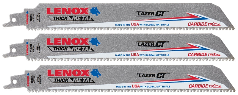 Lenox 2058829 Reciprocating Saw Blade, Applicable Materials