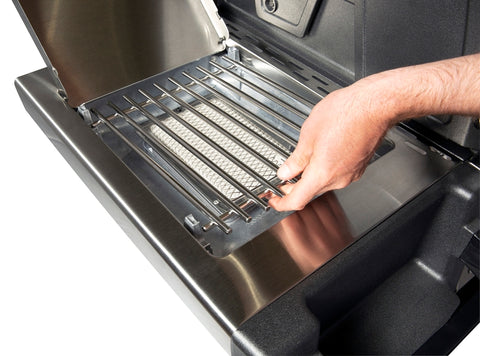 Broil King 18677 Infrared Side Burner Kit, Stainless Steel, For: Broil King Imperial, Regal, Baron Series Gas Grills