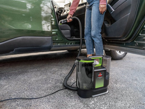 Bissell Little Green Max Pet Series 3857 Portable Carpet Cleaner, 32 oz Tank, 3 in W Cleaning Path