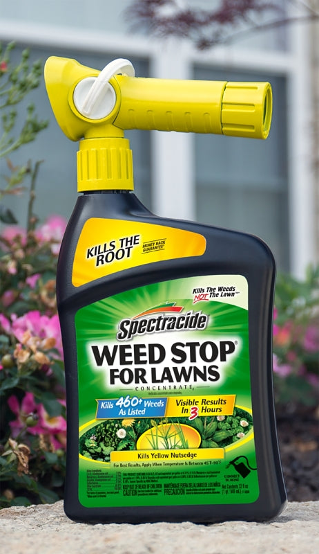 Spectracide Weed Stop HG-96541 Weed Stop Concentrate, Liquid, QuickFlip Sprayer Application, 32 fl-oz Package