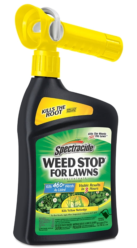 Spectracide Weed Stop HG-96541 Weed Stop Concentrate, Liquid, QuickFlip Sprayer Application, 32 fl-oz Package